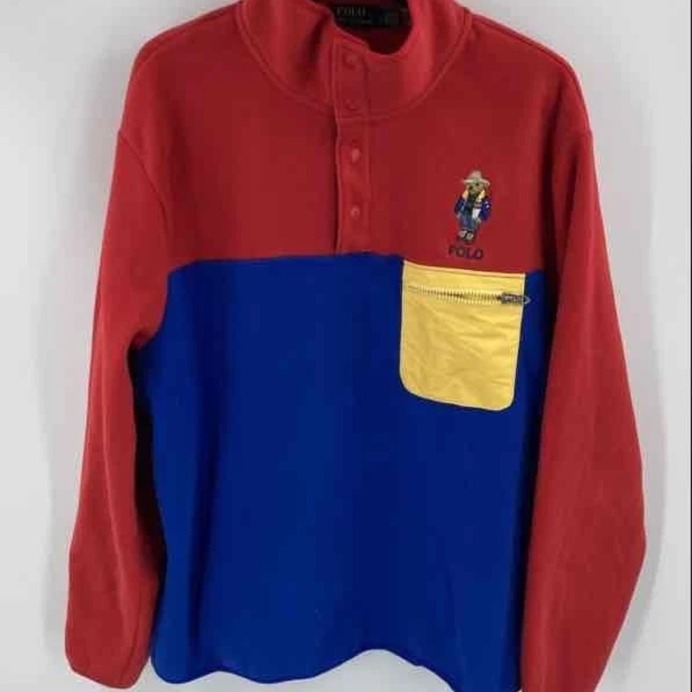 Ralph Lauren Red and Blue Label Pullover